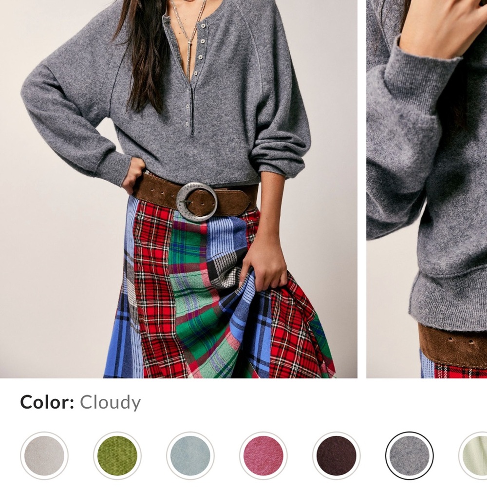 Free People Porta Cashmere Sweater